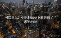网友调侃:小蝌蚪app下载笑疯了 · 爆笑8404